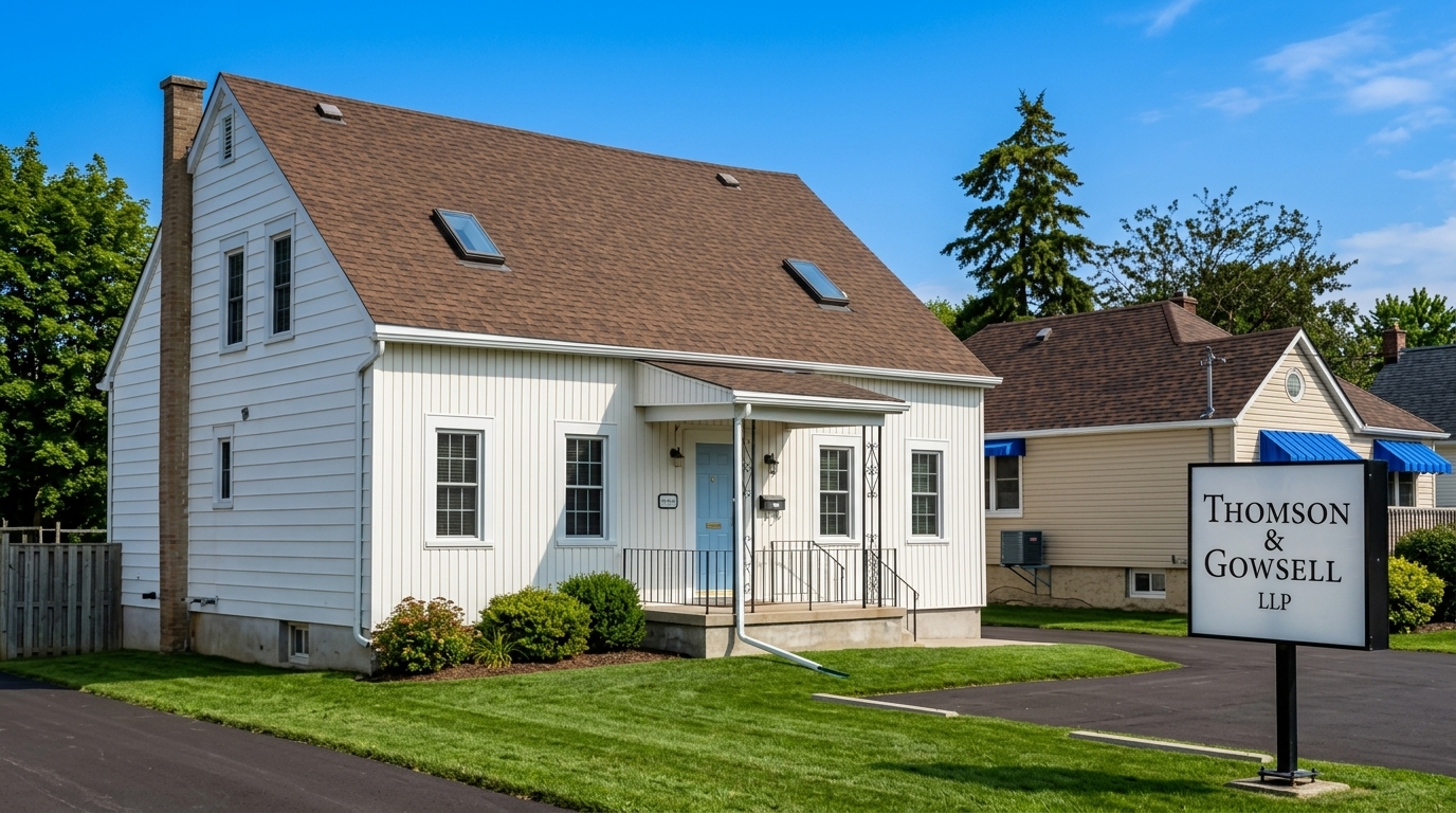 Thomson & Gowsell Office Exterior - 1309 Princess St